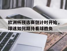 海德体育官网-欧洲杯预选赛倒计时开始，球迷如何期待看球胜负