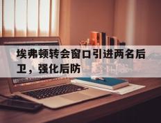 海德体育-埃弗顿转会窗口引进两名后卫，强化后防