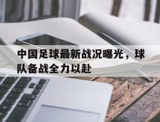 海德体育官方入口-中国足球最新战况曝光，球队备战全力以赴