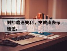 海德体育官方入口-刘翔遭遇失利，主教练表示遗憾。